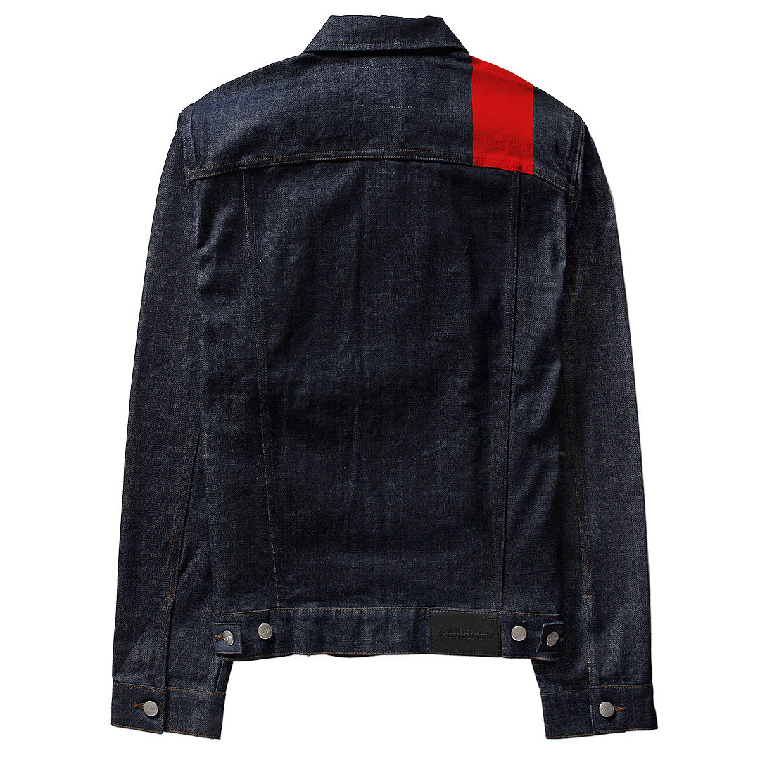 Mursaki Stripe Jacket - Raw Indigo/Color