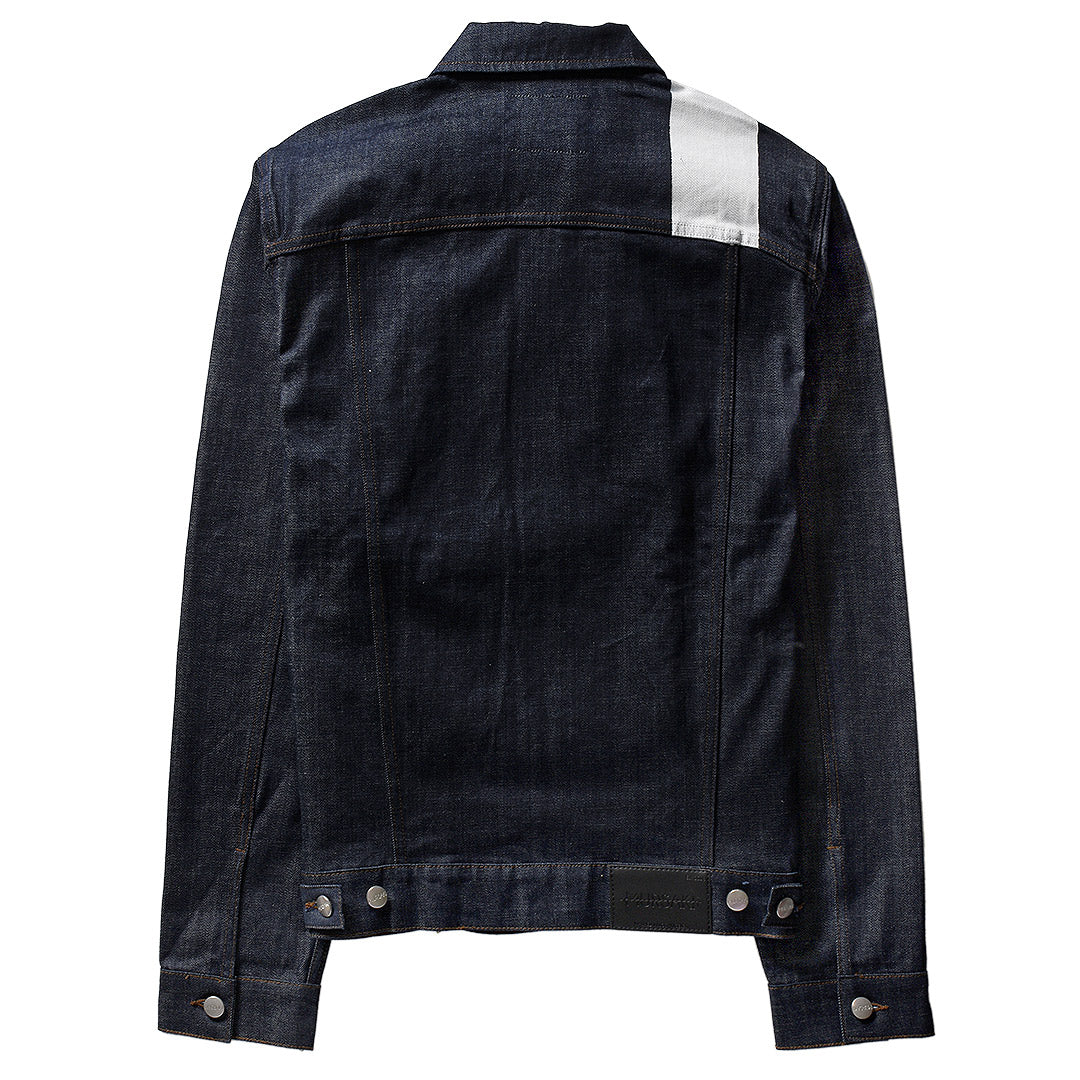 Mursaki Stripe Jacket - Raw Indigo/Color