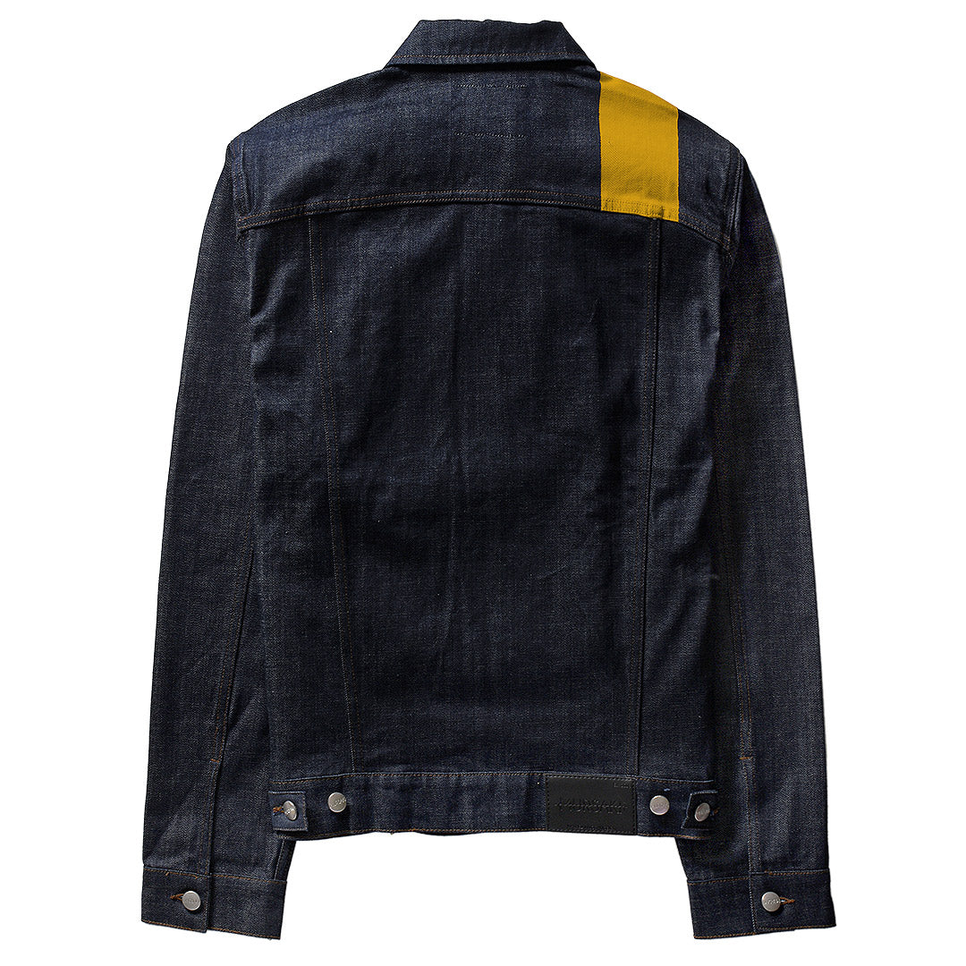 Mursaki Stripe Jacket - Raw Indigo/Color