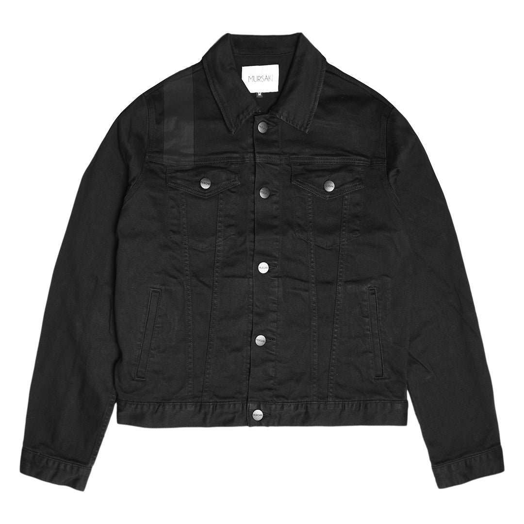 Mursaki Stripe Jacket - Top Black/Color - Mursaki