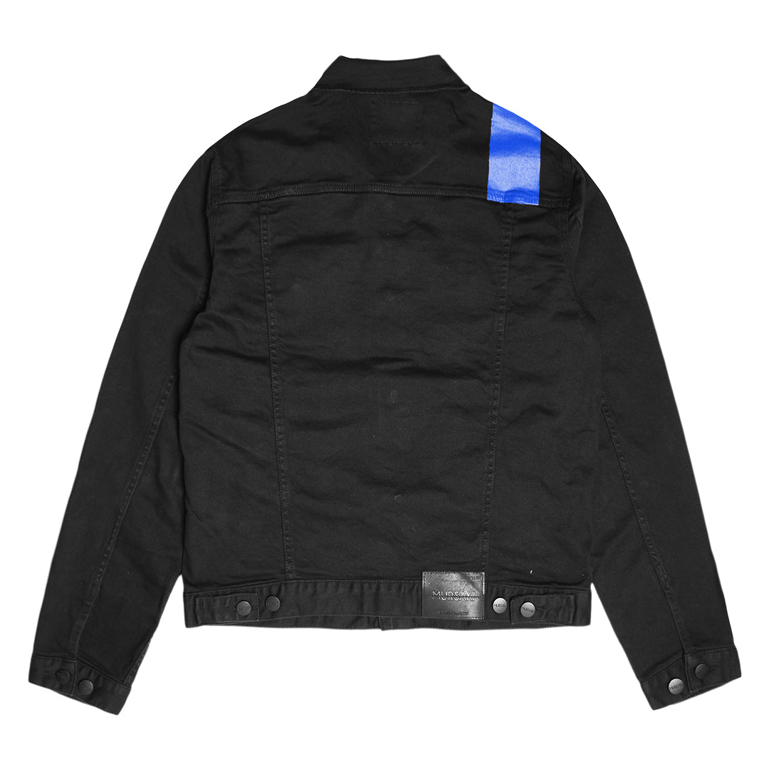 Mursaki Stripe Jacket - Top Black/Color - Mursaki