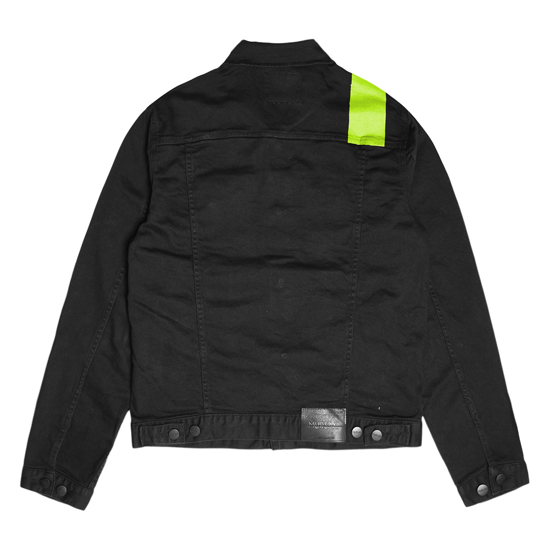 Mursaki Stripe Jacket - Top Black/Color - Mursaki