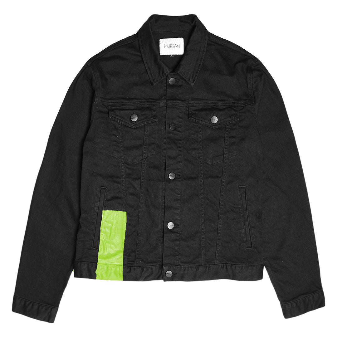 Mursaki Stripe Jacket - Bottom Black/Color - Mursaki