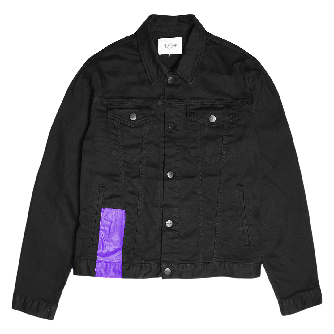 Mursaki Stripe Jacket - Bottom Black/Color - Mursaki