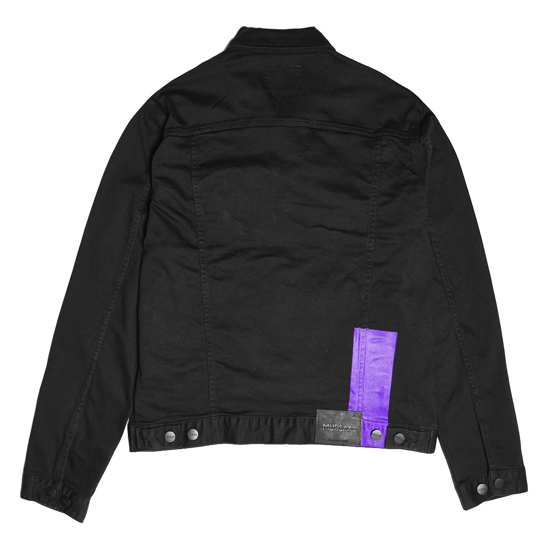 Mursaki Stripe Jacket - Bottom Black/Color - Mursaki