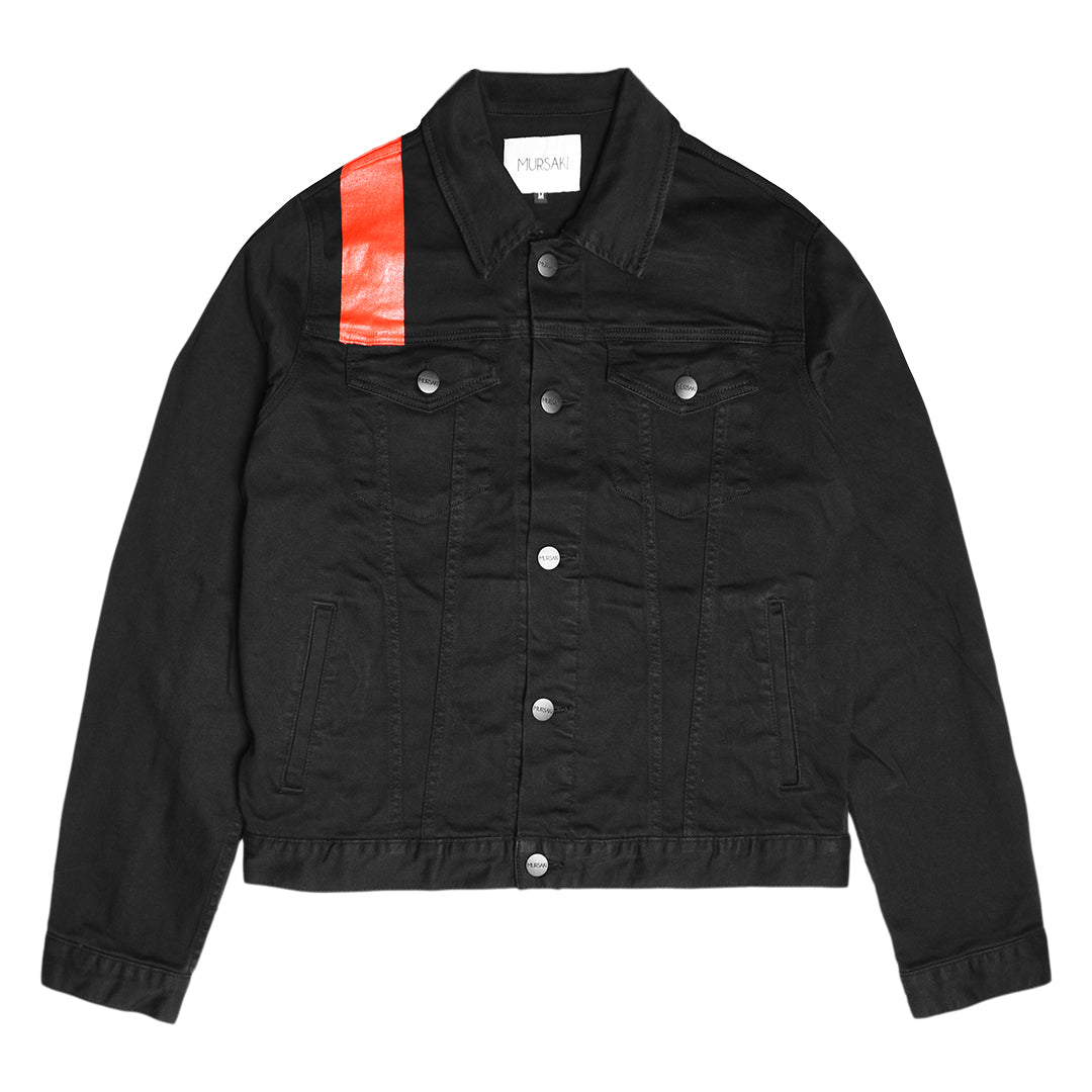 Mursaki Stripe Jacket - Top Black/Color - Mursaki