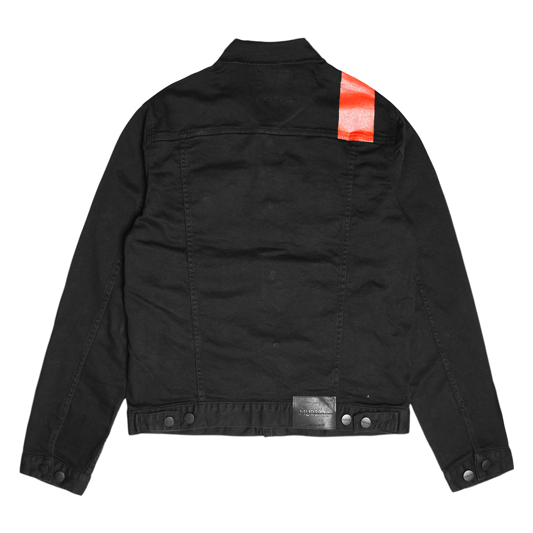 Mursaki Stripe Jacket - Top Black/Color - Mursaki