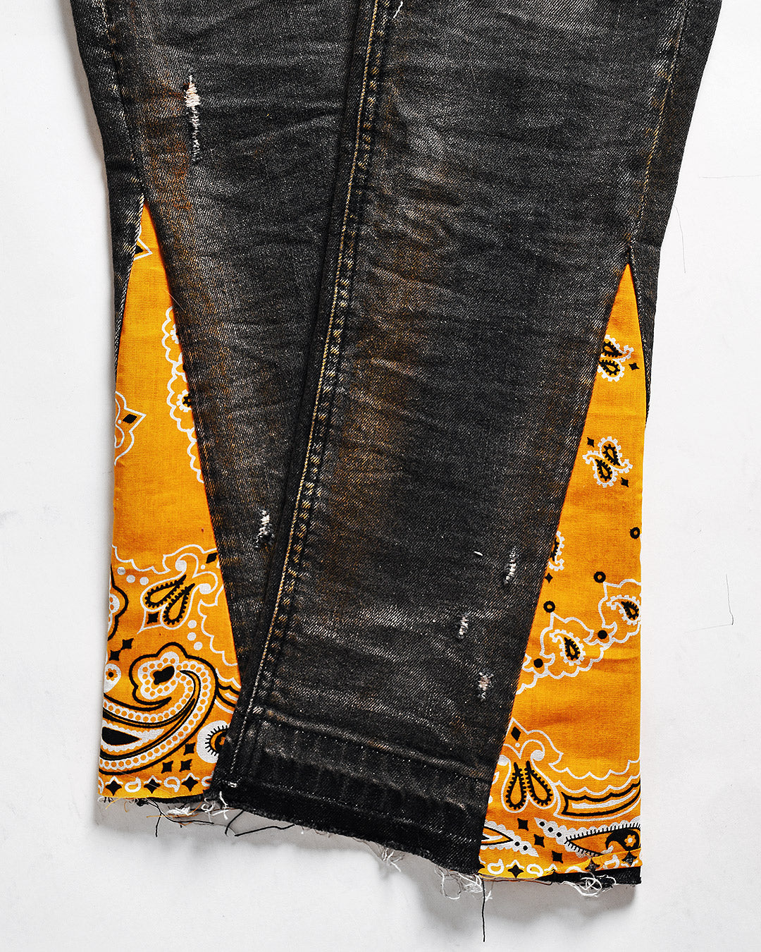 Mursaki Washed Black Flare Jean 323-157FL - Mursaki