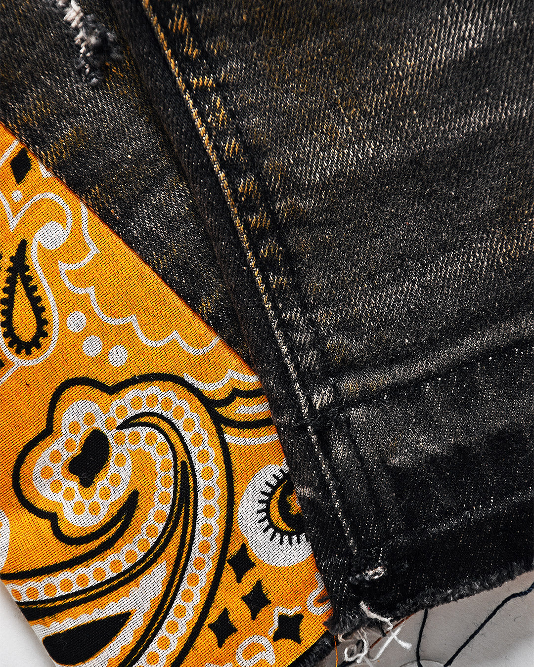 Mursaki Washed Black Flare Jean 323-157FL - Mursaki