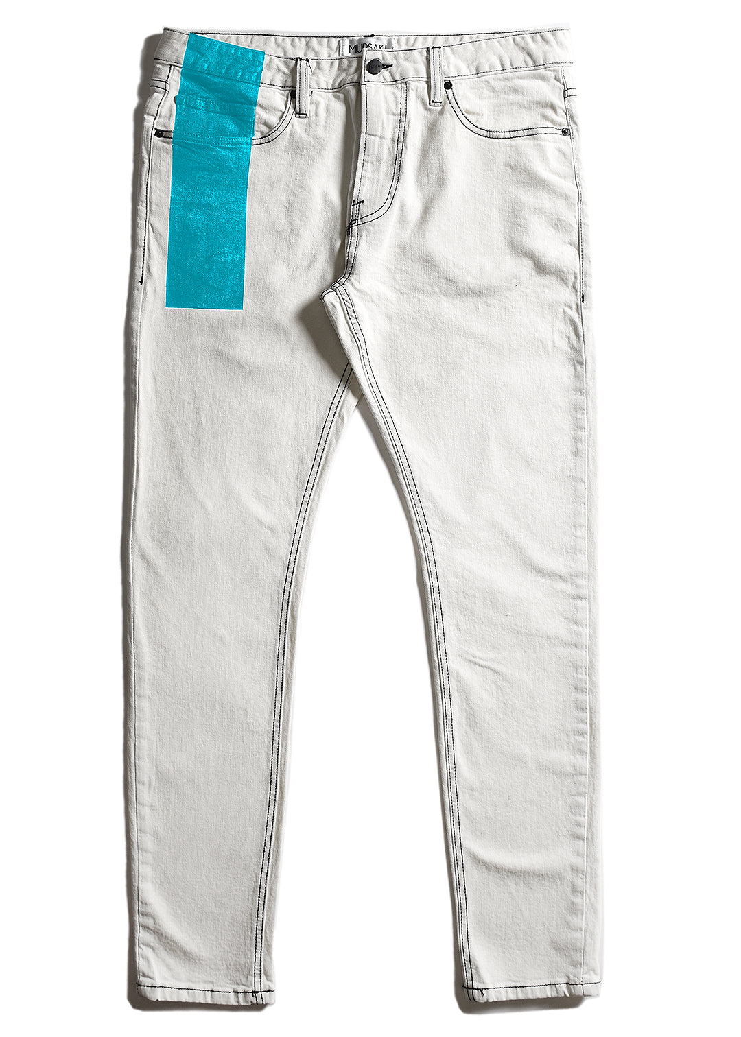 Mursaki V2 Stripe Jean - White/Color - Mursaki