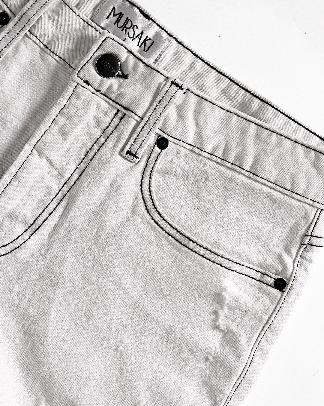 Mursaki White Flare Jean 323-173FL - Mursaki