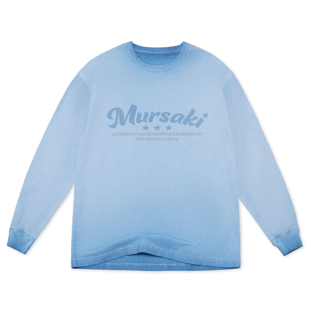 Mursaki Legendary Outlaws Long Sleeve Tee (Blue Slush Wash) 360-771LS
