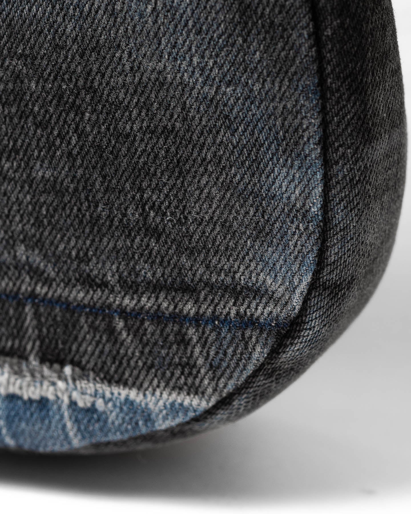 Mursaki Denim Paloma Handbag - Black Overdye