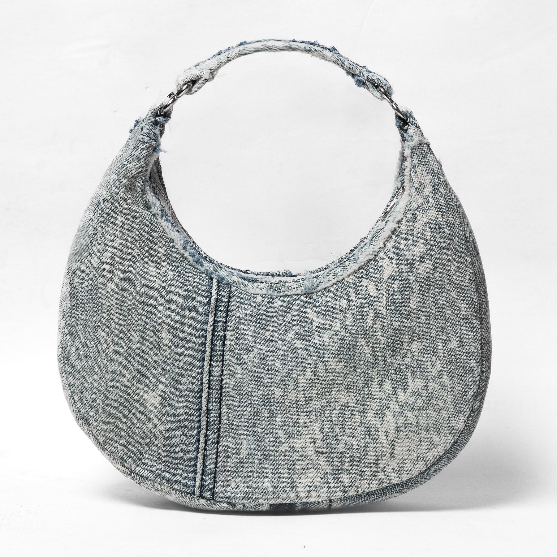 Mursaki Denim Paloma Handbag - Pebble Blue