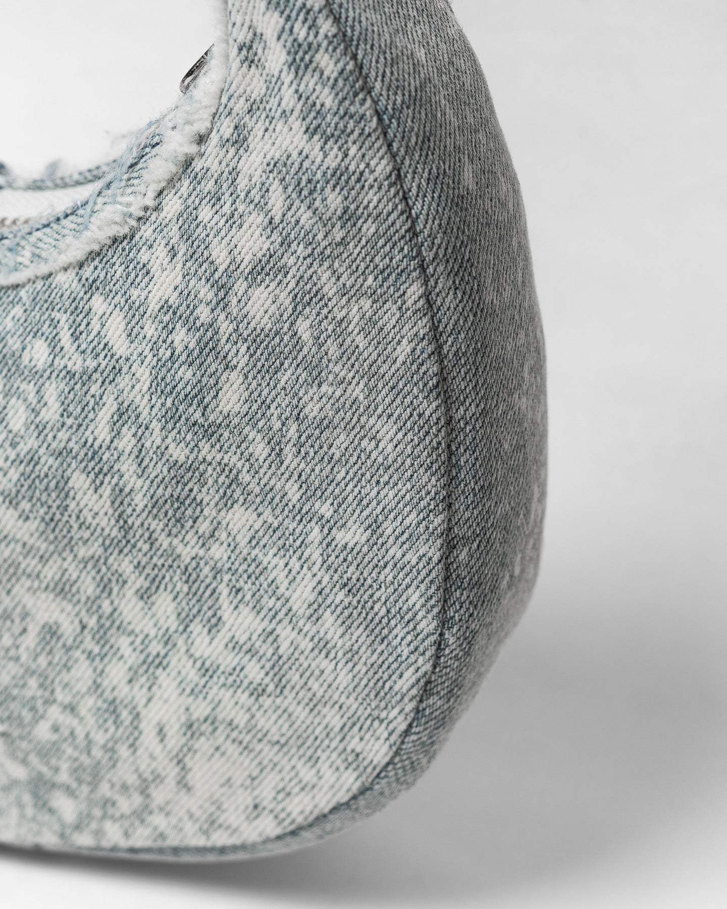 Mursaki Denim Paloma Handbag - Pebble Blue