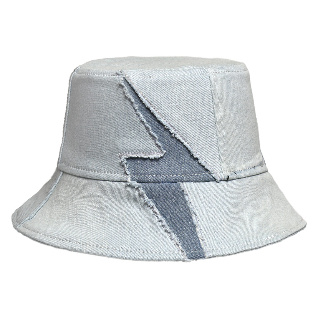 Mursaki Denim Bucket Hat - Vert 10 Year Fade