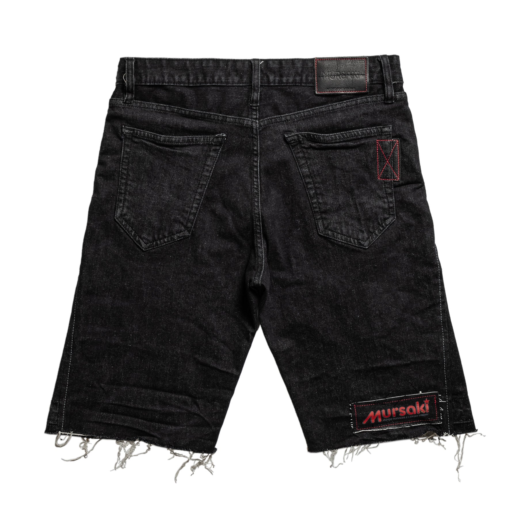 Mursaki Denim Chop Shop Short (Rinsed Black) 345-000