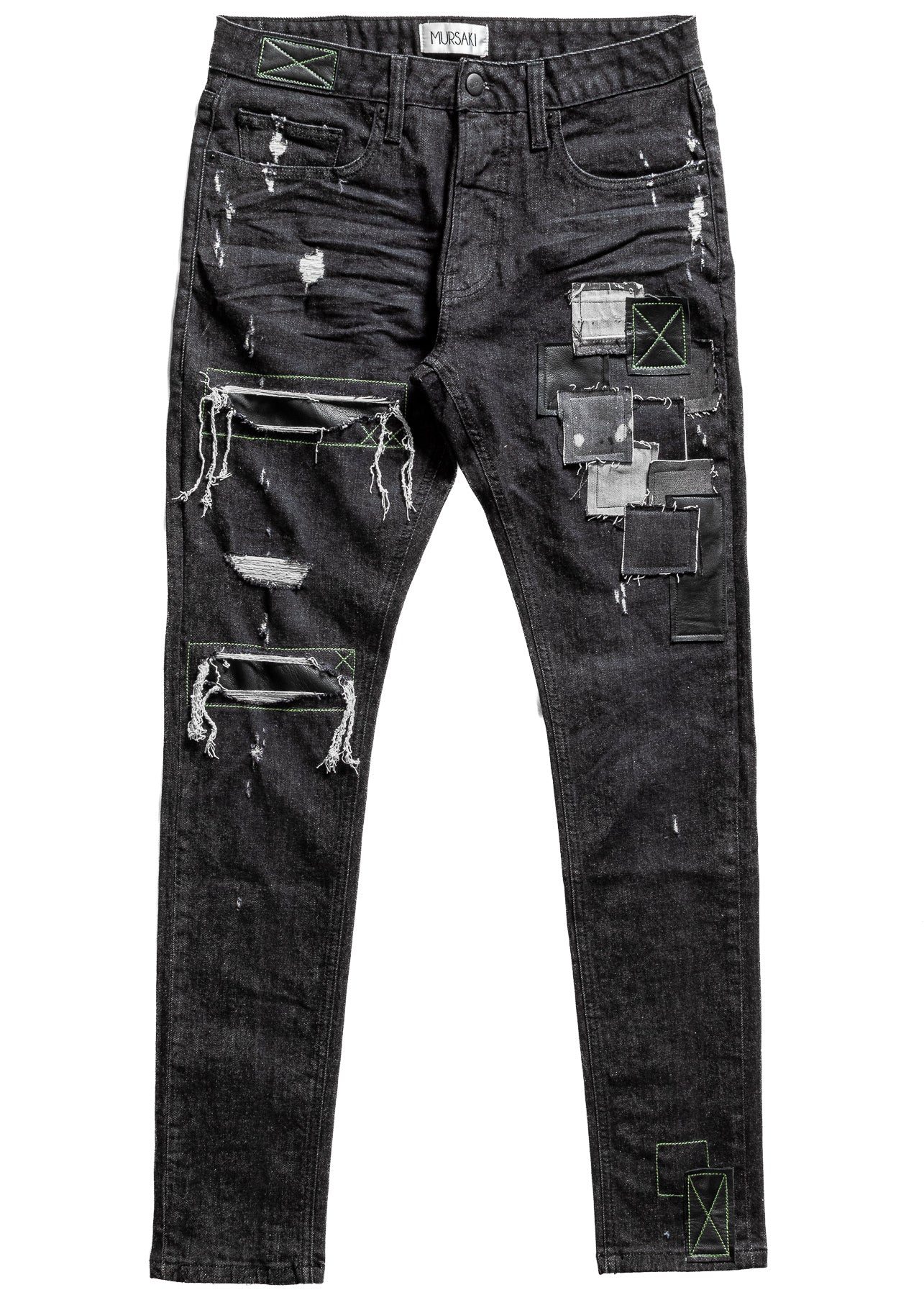 Mursaki Denim Doc Jean 34N-113BL(Bane/Nappa Leather)