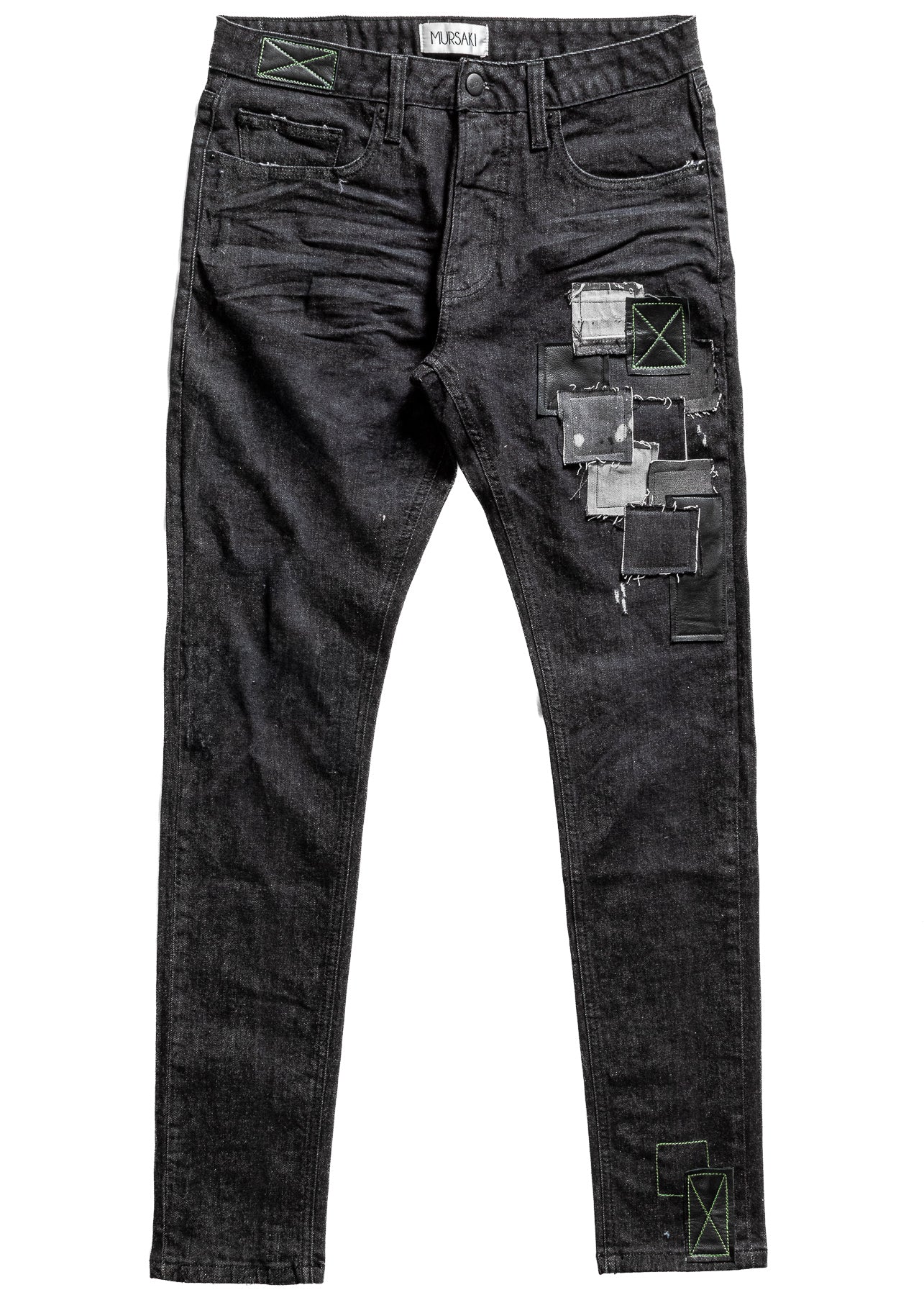 Mursaki Denim Doc Jean 34N-113BL(Bane/Nappa Leather)