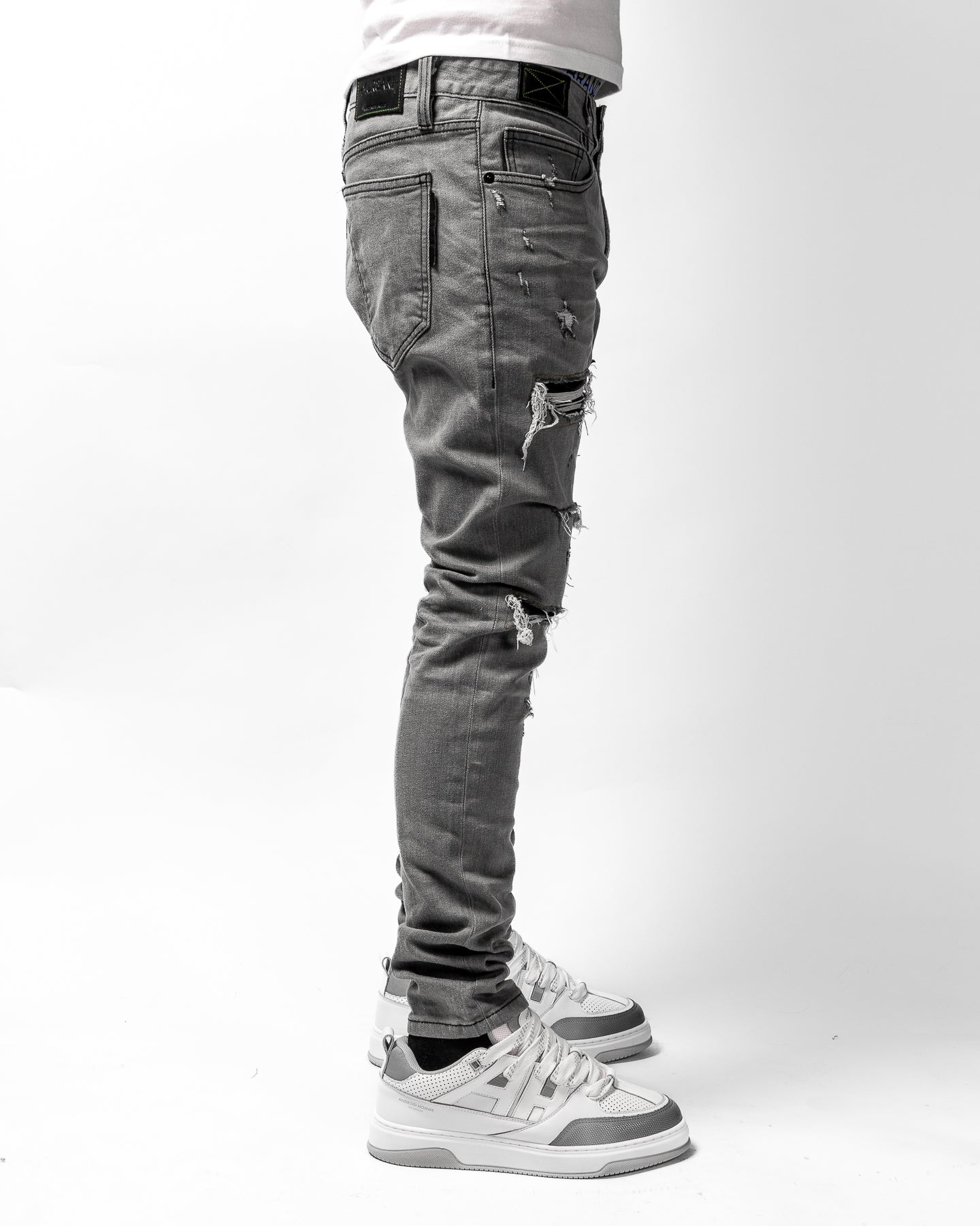 Mursaki Denim Doc Jean 34N-113SL(Slater/Nappa Leather)