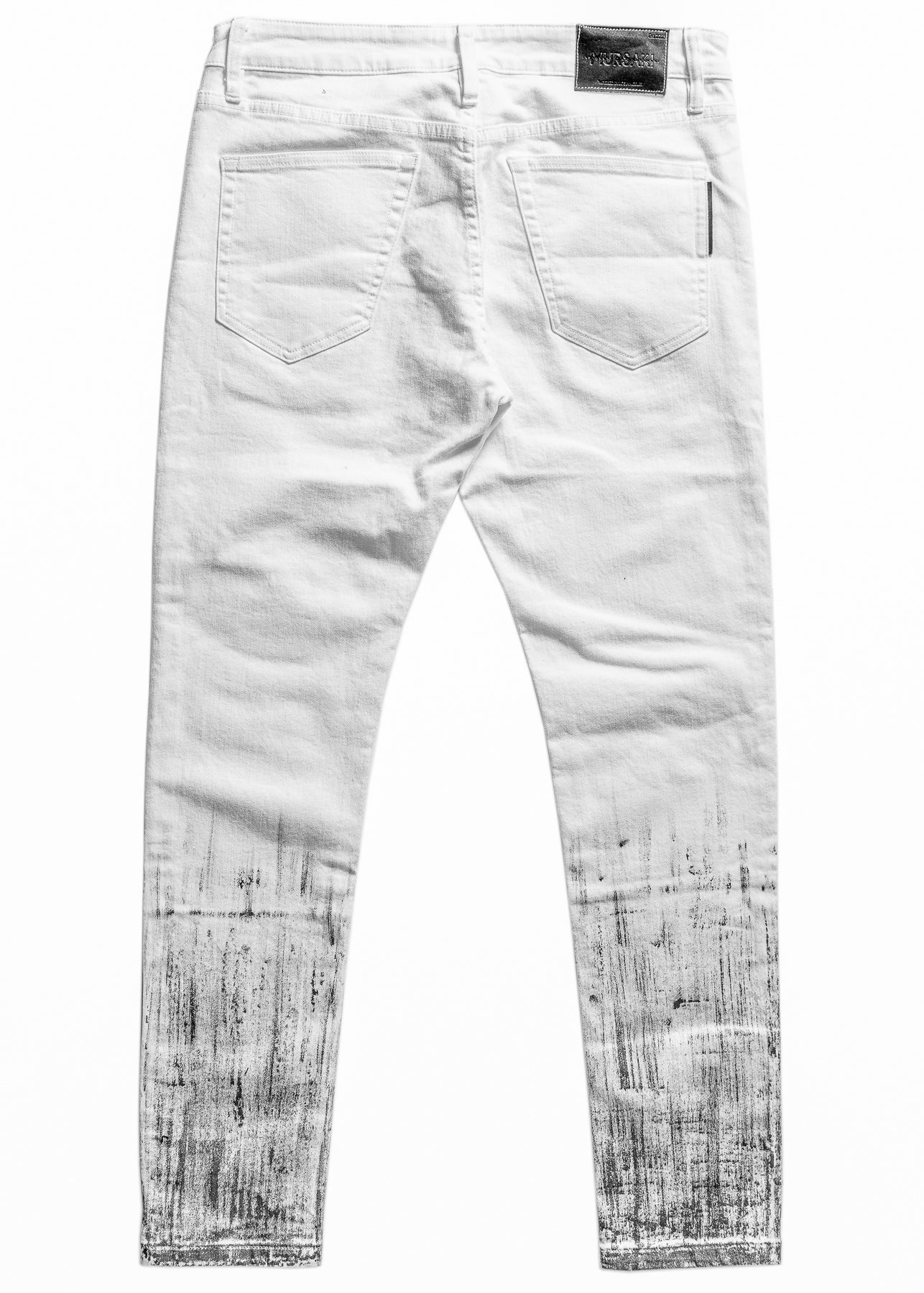 Mursaki Denim Strié Gradient Jean 340-108W (White/Silver)