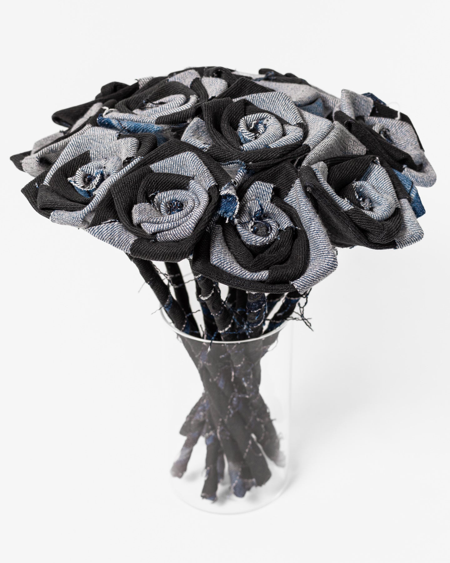 Mursaki Denim Roses
