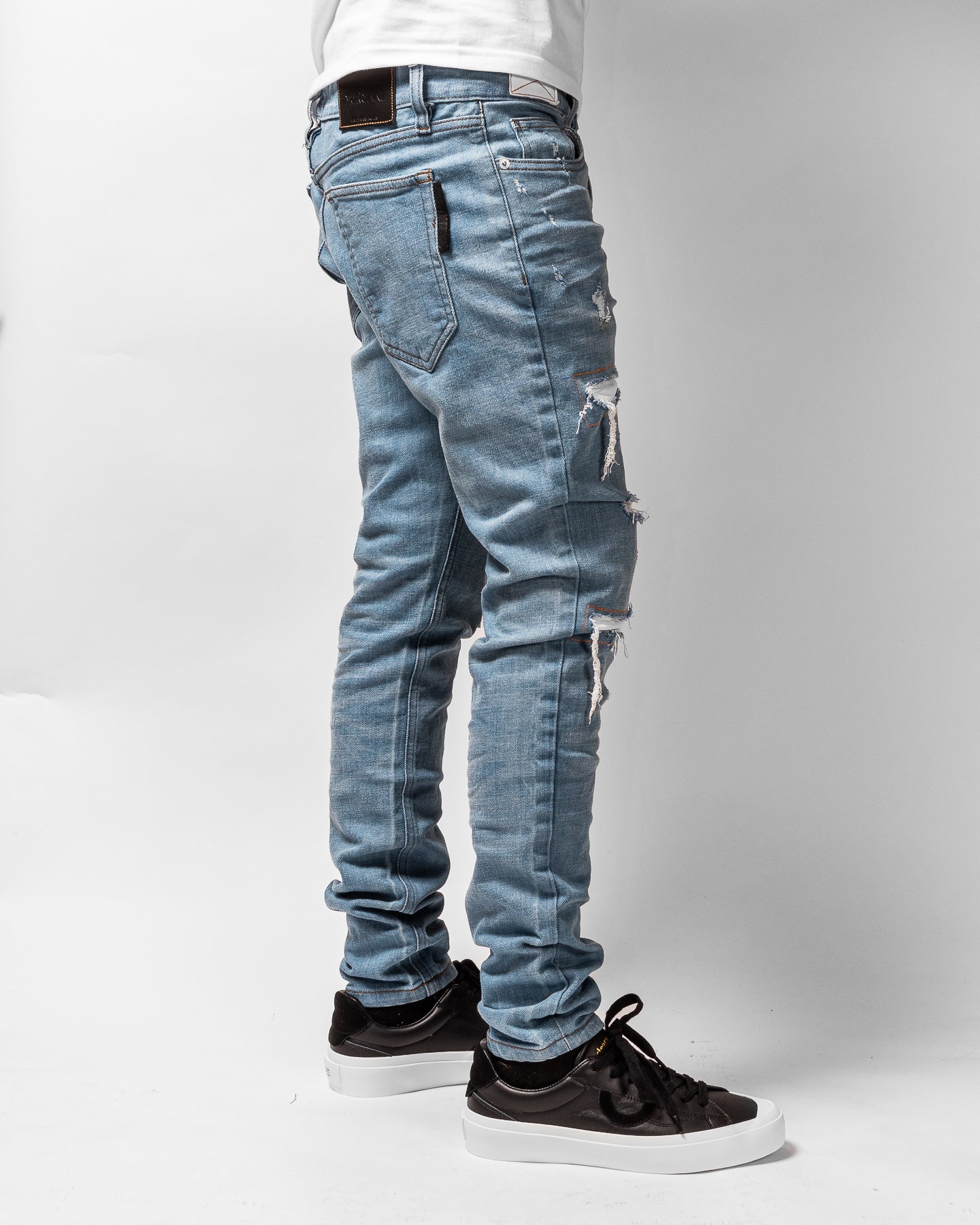 Mursaki Denim Doc Jean 34N-113OL(Ozzy/Nappa Leather)