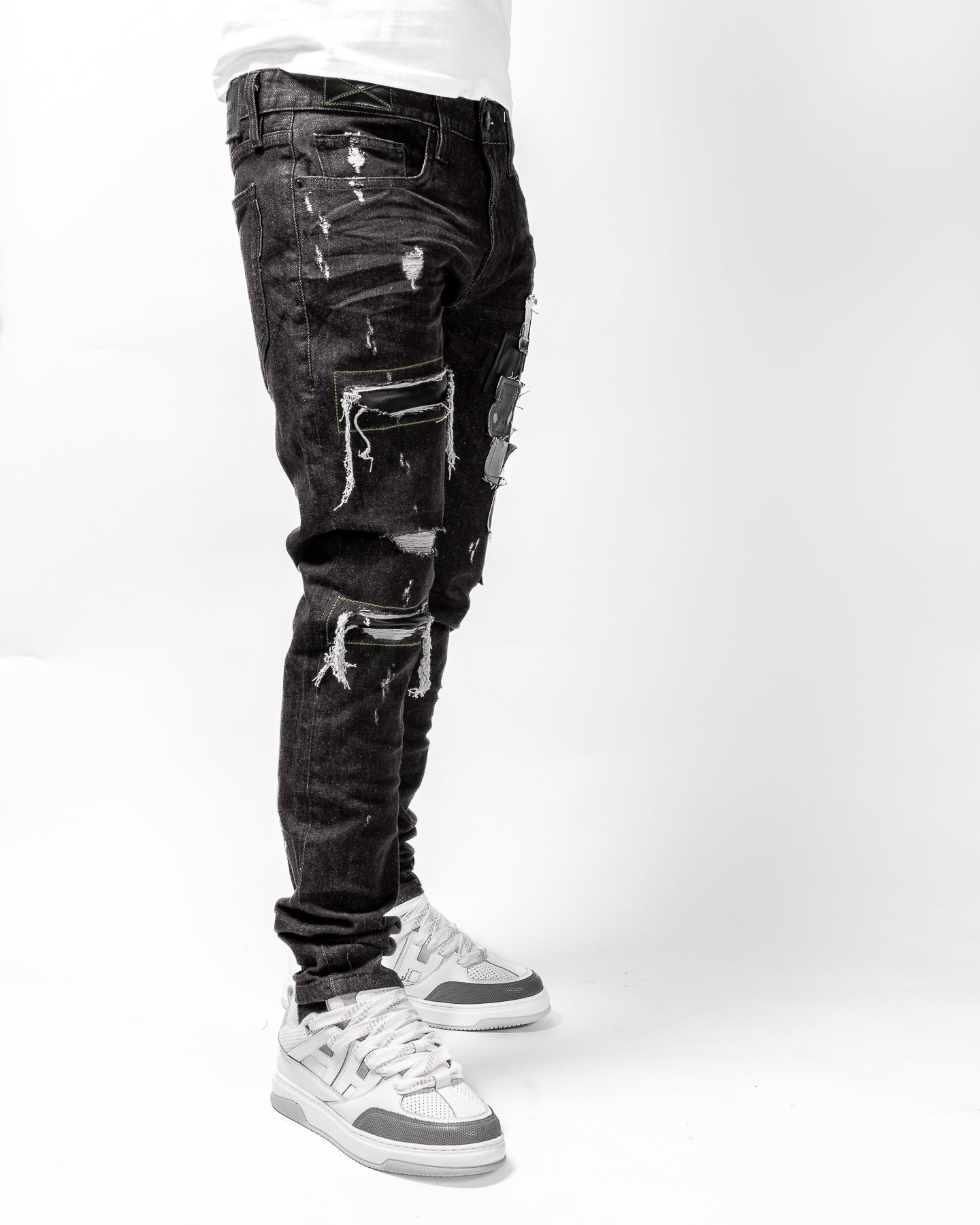 Mursaki Denim Doc Jean 34N-113BL(Bane/Nappa Leather)