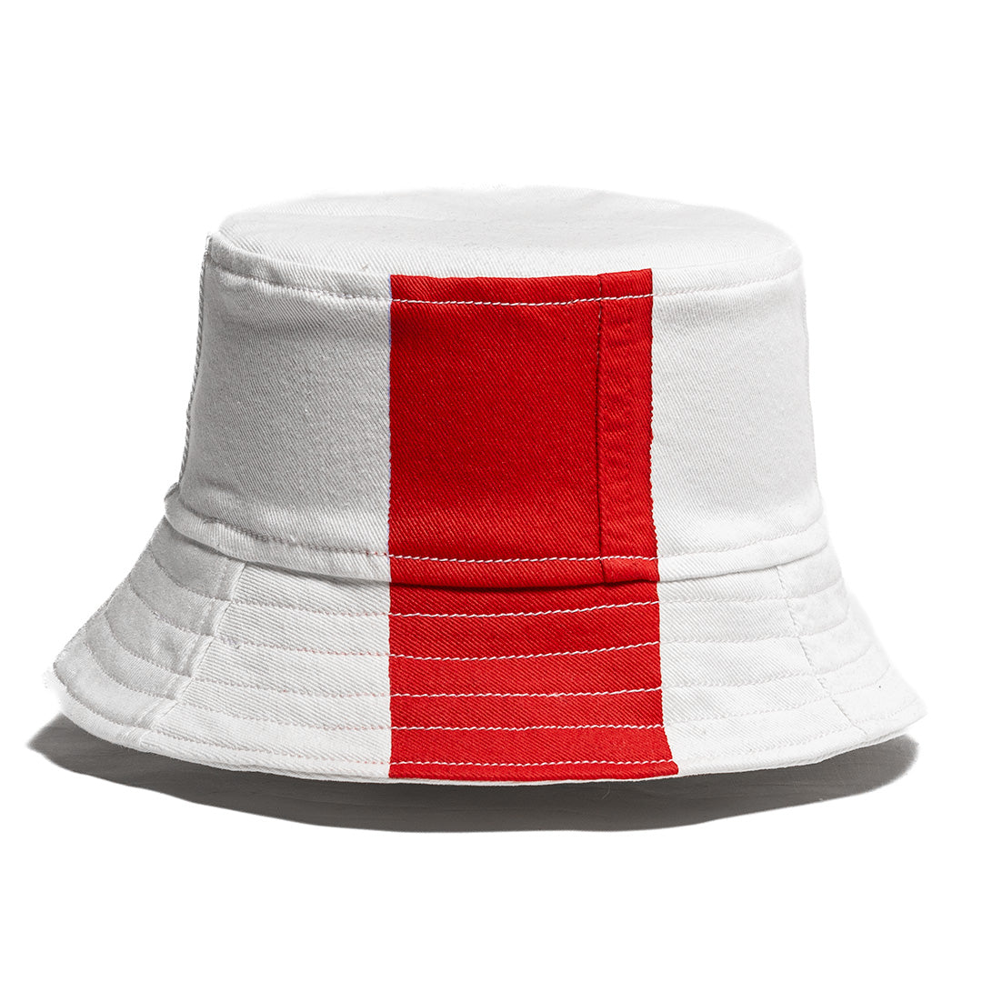 Mursaki Denim Bucket Hat - The Mursaki Stripe (Albus/White Denim)