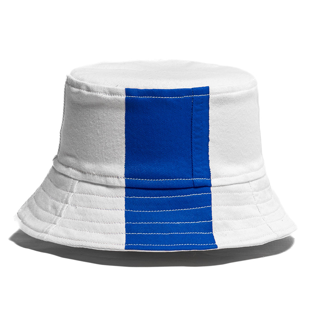 Mursaki Denim Bucket Hat - The Mursaki Stripe (Albus/White Denim)