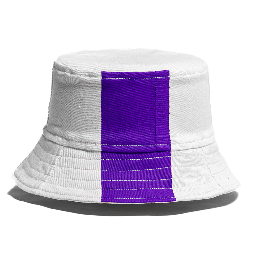 Mursaki Denim Bucket Hat - The Mursaki Stripe (Albus/White Denim)