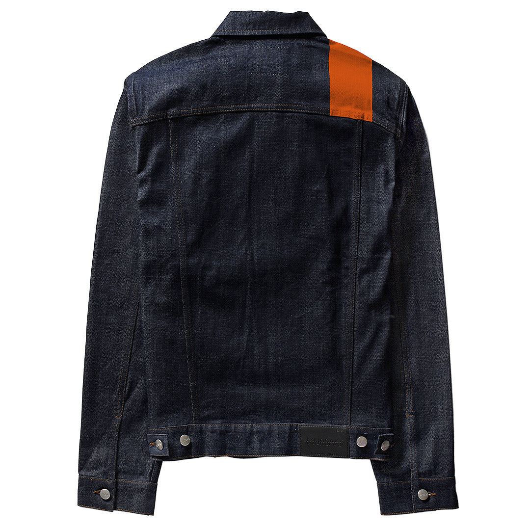 Mursaki Stripe Jacket - Raw Indigo/Color