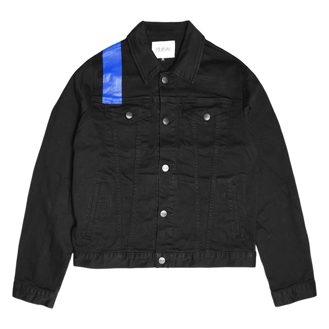 Mursaki Stripe Jacket - Top Black/Color - Mursaki