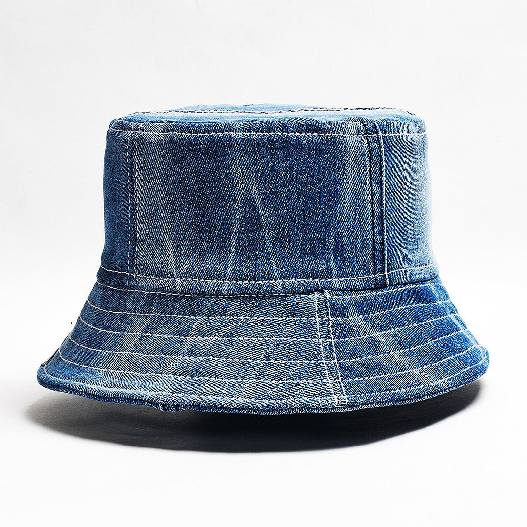 Mursaki Denim Bucket Hat - Clear Water Blue - Mursaki